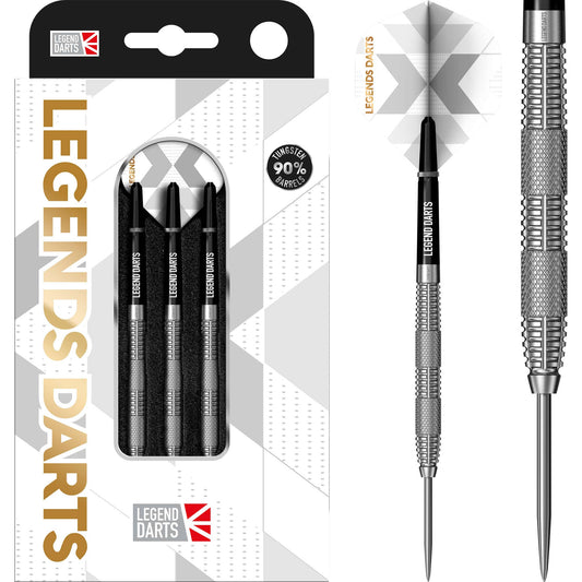 Legend Darts - Steel Tip - 90% Tungsten - Pro Series - V30 - Dual Knurl