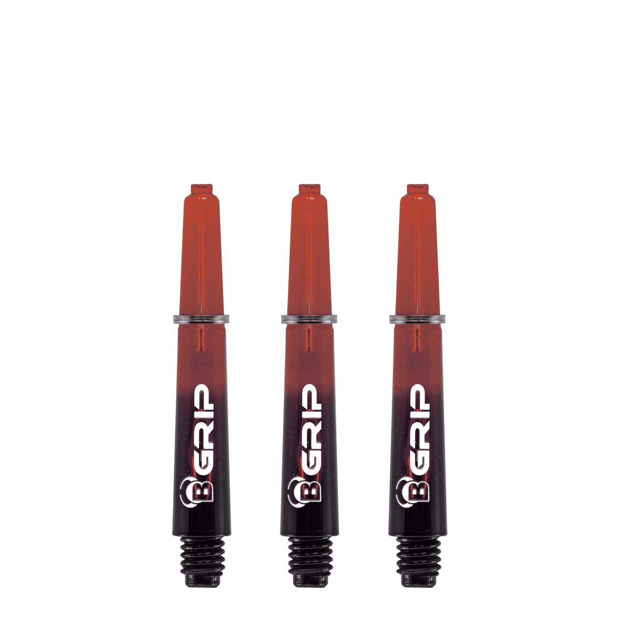 BULL'S B-Grip TT Shaft - Polycarbonate - Black & Red Short