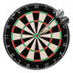 XQMax Darts Dartboard Starter Set - With Scoreboard - 2 Sets Brass Darts