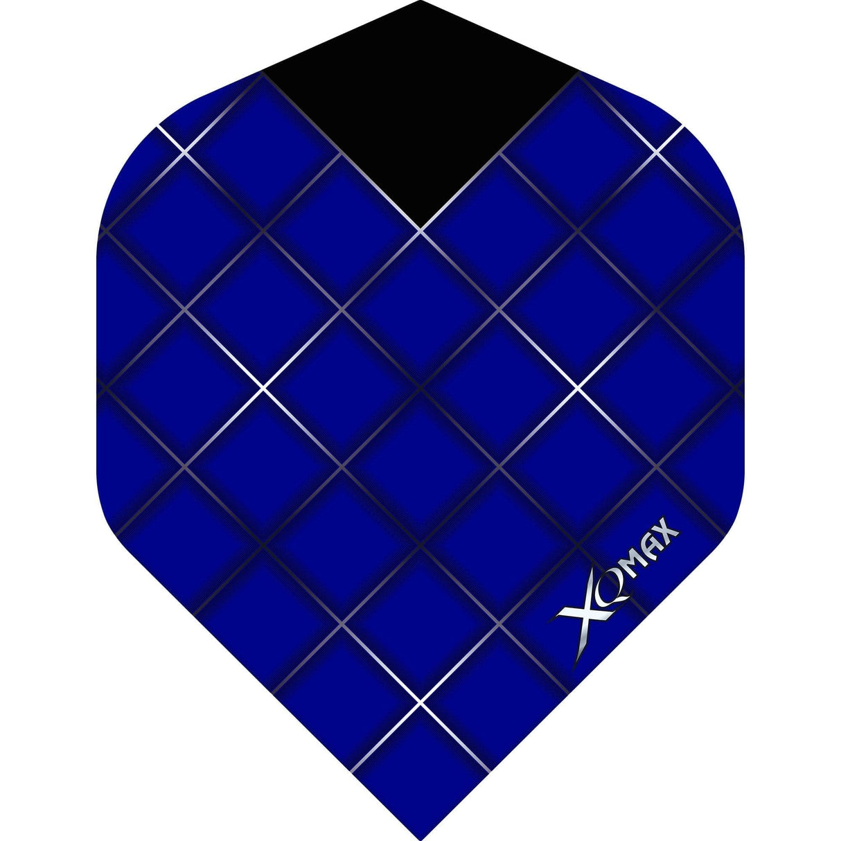 *XQMax Dart Flights - Max Flight - 100 - No2 - Std - Grid Blue