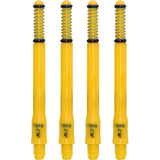 Cuesoul - Dart Shafts - Tero Flight System - AK7 - Standard - Set of 4 - Yellow Cuesoul 53mm