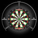 Mission Torus 270 Dartboard Lighting - Black - Bright White Light