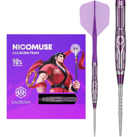 Caliburn Awakening Darts - Steel Tip - 90% Tungsten - Nicomuse