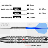 Caliburn Rix Darts - Steel Tip - 90% Tungsten - R2