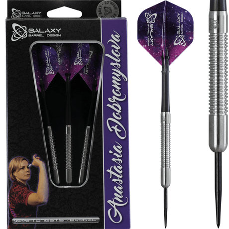 *Galaxy Anastasia Dobromoslova Darts - Steel Tip -  Ringed 22g