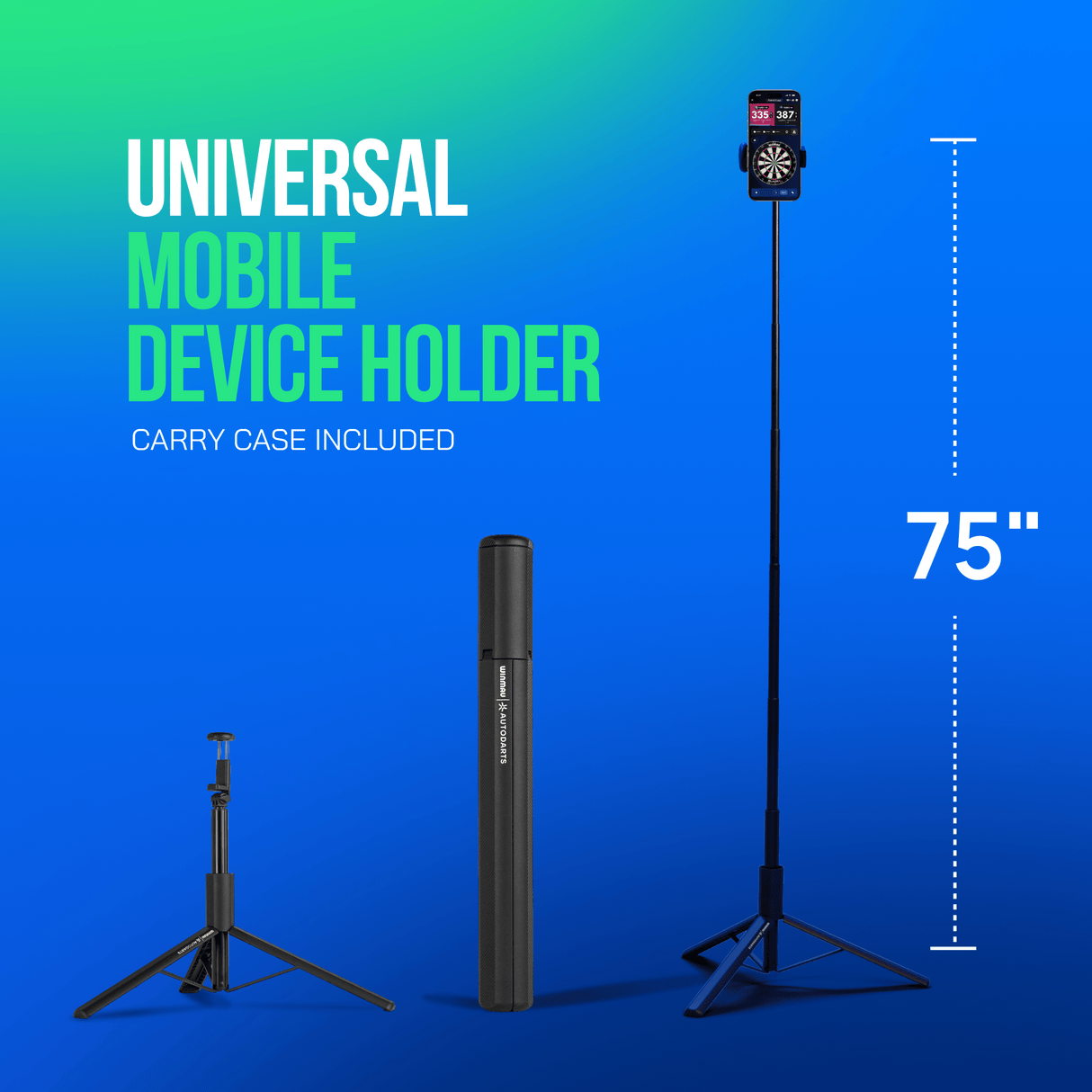 Winmau Autodarts Tripod Bundle - Travel Stand & 12 Month Lens Subscription