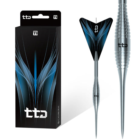 Caliburn TTD Darts - Complete Titanium Dart - T2 - Silver 6g