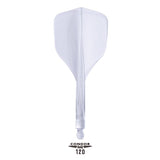 Condor AXE 120 Dart Flights - Small - White