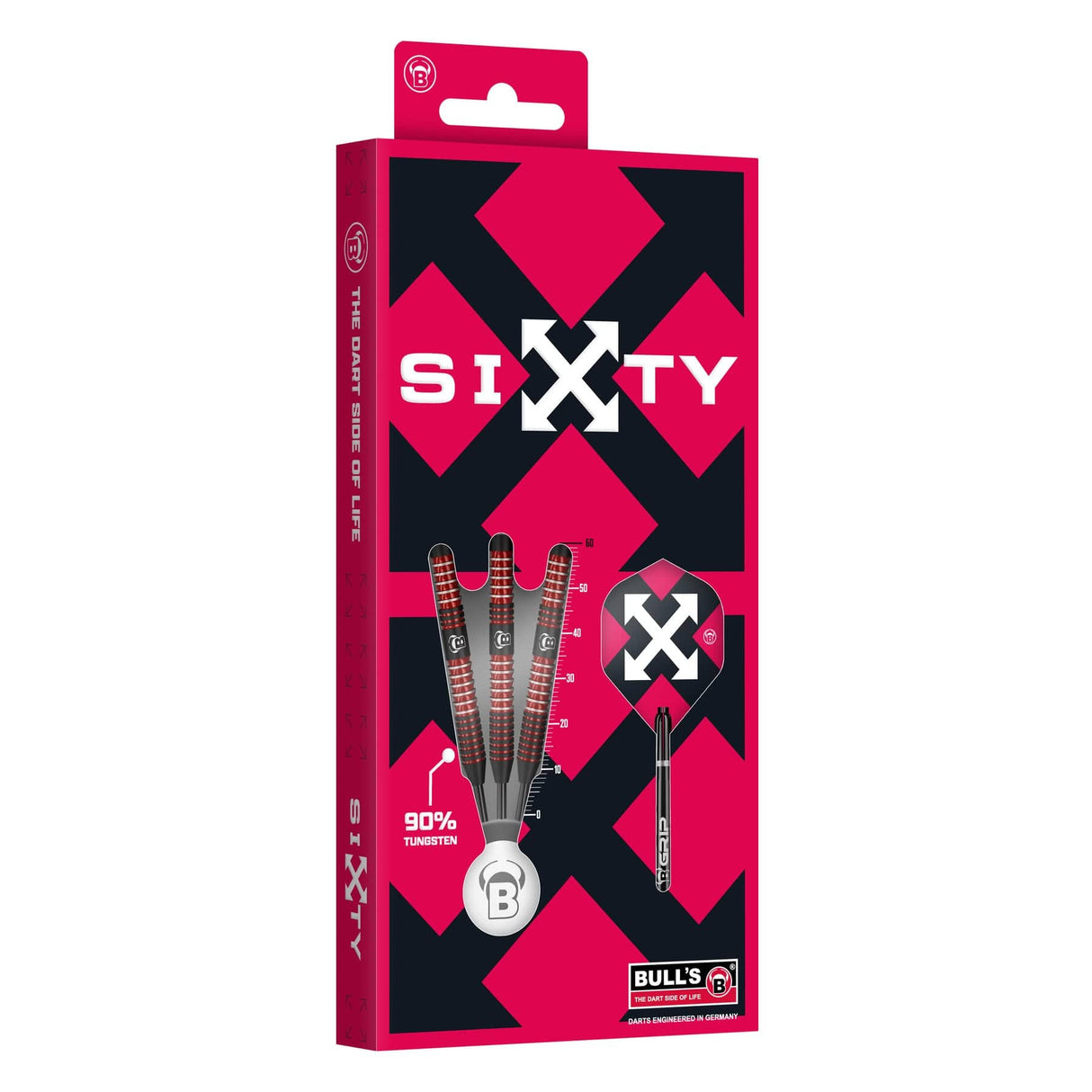 BULL'S Sixty Darts - Steel Tip - 90% Tungsten - S1