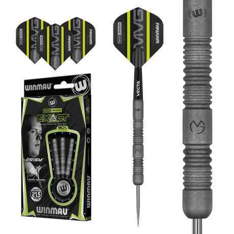 Winmau Michael van Gerwen Darts - Steel Tip - 90% Tungsten - Exact