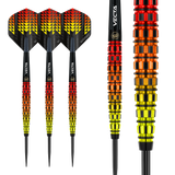 Winmau Firestorm Darts - Steel Tip - 90% Tungsten - Flame 2