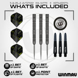 Winmau Michael van Gerwen Darts - Steel Tip - 90% Tungsten - Signature