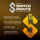 Winmau Exion Switch Darts - Steel Tip - 90% Tungsten - Parallel