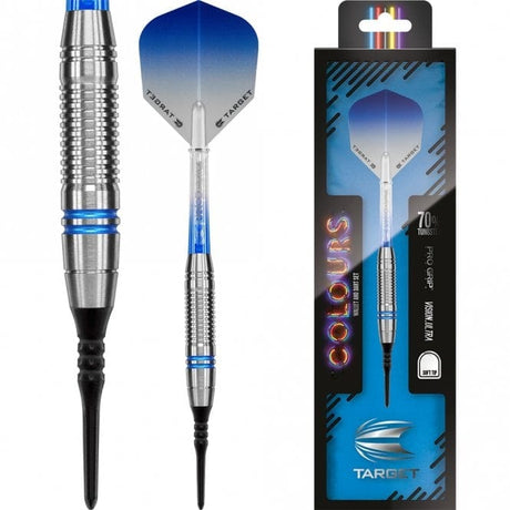 *Target Colours II Darts - Soft Tip - Blue - 19g-D7810