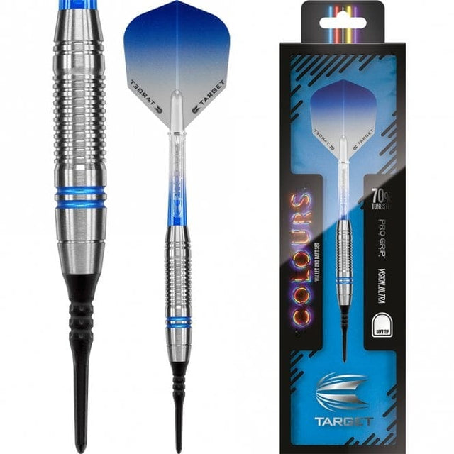 *Target Colours II Darts - Soft Tip - Blue - 19g-D7810