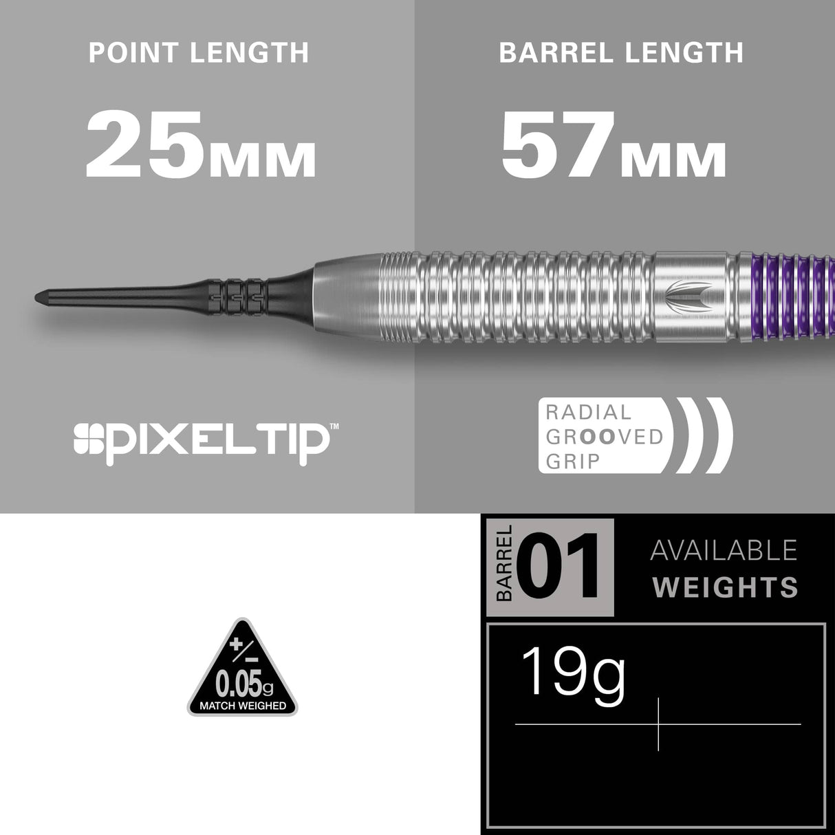 Target Luke Littler Darts - Soft Tip - Brass 19g