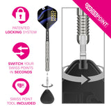 Target Justin Hood Darts - Steel Tip - 90% Tungsten 23g