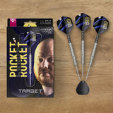 Target Justin Hood Darts - Steel Tip - 90% Tungsten 23g