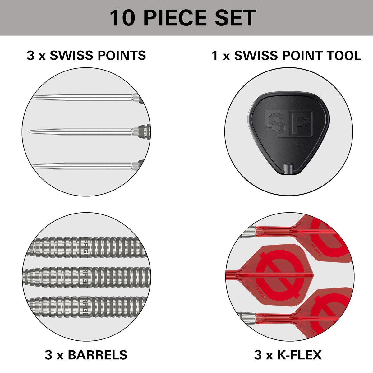 Target Group Ø Darts - Steel Tip - 50% Tungsten - SP02