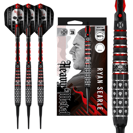 Harrows Ryan Searle Darts - Soft Tip - 90% Tungsten - Series 3