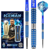 Red Dragon Gerwyn Price Darts - Steel Tip - 90% Tungsten - Glacier