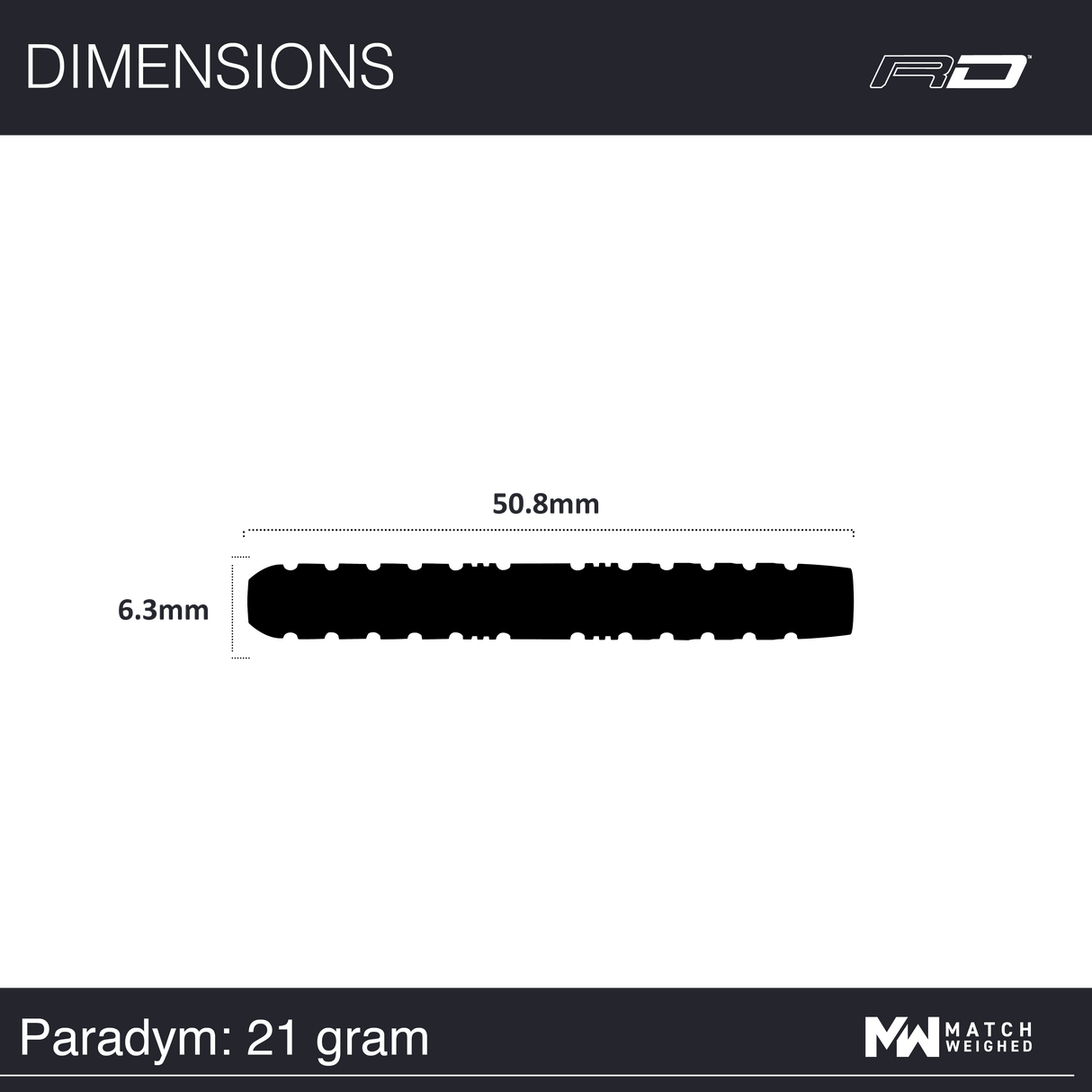 Red Dragon Paradym Darts - Steel Tip - 90% Tungsten - Parallel
