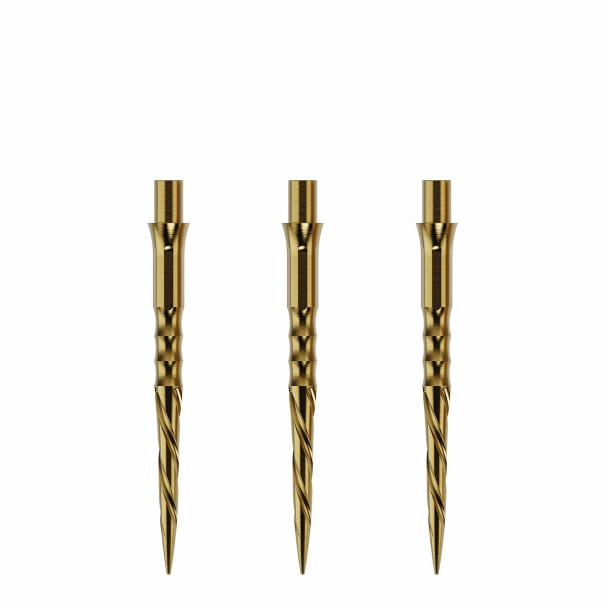 Caliburn Evo Dart Points - Spiro - No Lip - Gold