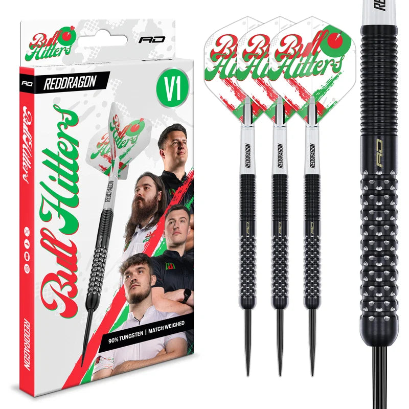 Red Dragon Bullhitters Darts - Steel Tip - 90% Tungsten