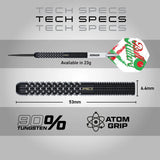 Red Dragon Bullhitters Darts - Steel Tip - 90% Tungsten