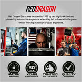 Red Dragon Bullhitters Darts - Steel Tip - 90% Tungsten