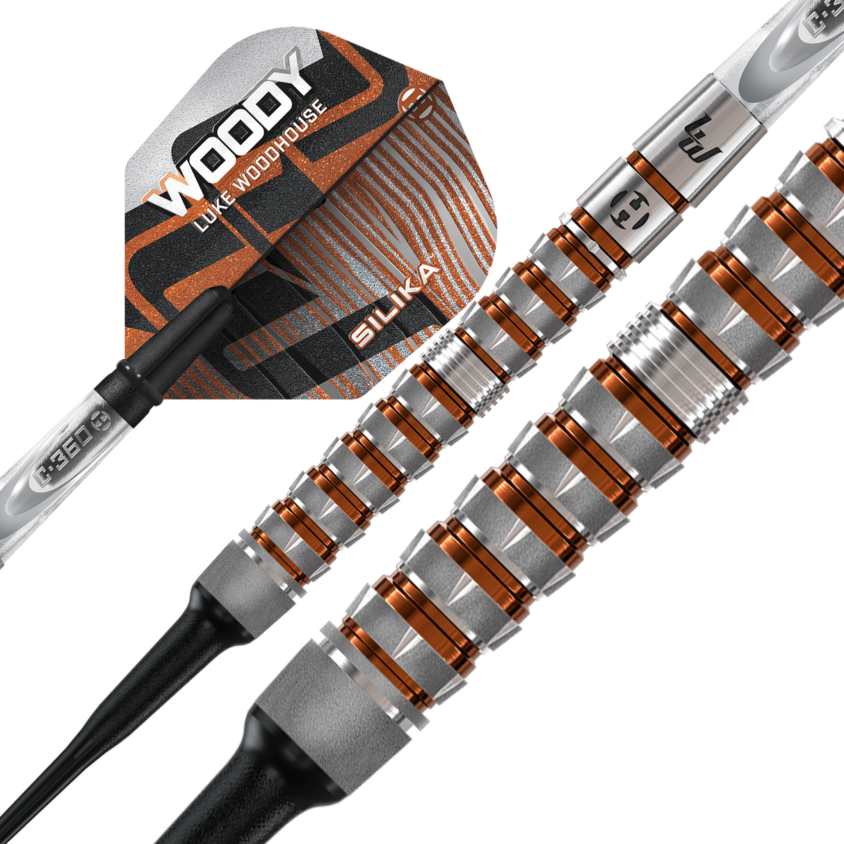 Harrows Luke Woodhouse Darts - Soft Tip - 90% Tungsten - Series 3 18g