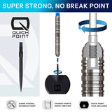 Harrows Flux Darts - Steel Tip - 90% Tungsten