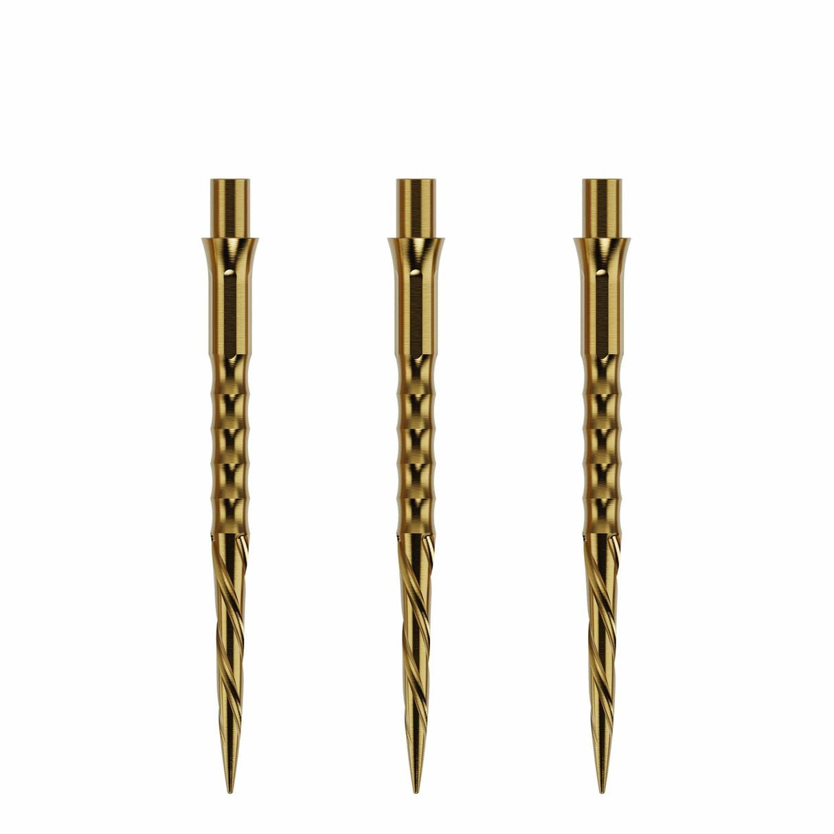 Caliburn Evo Dart Points - Spiro - No Lip - Gold