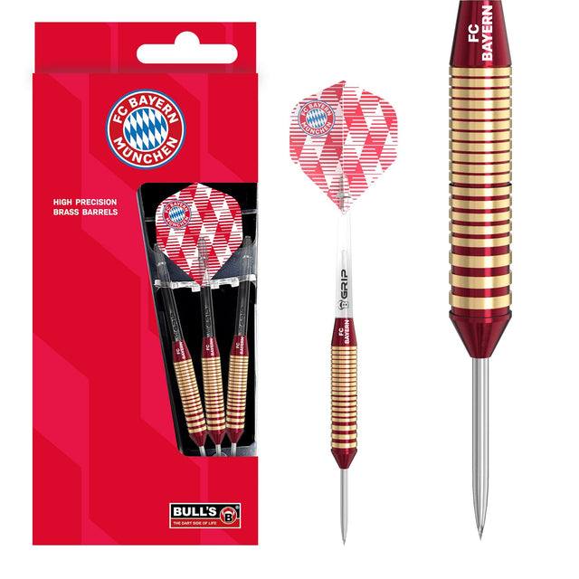 BULLS FC Bayern Darts - Steel Tip - Brass 21g