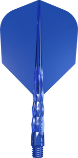 Viper Diamond Core Dart Flights - Moulded Flights & Shaft - Standard - Blue