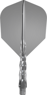 Viper Diamond Core Dart Flights - Moulded Flights & Shaft - Standard - Clear