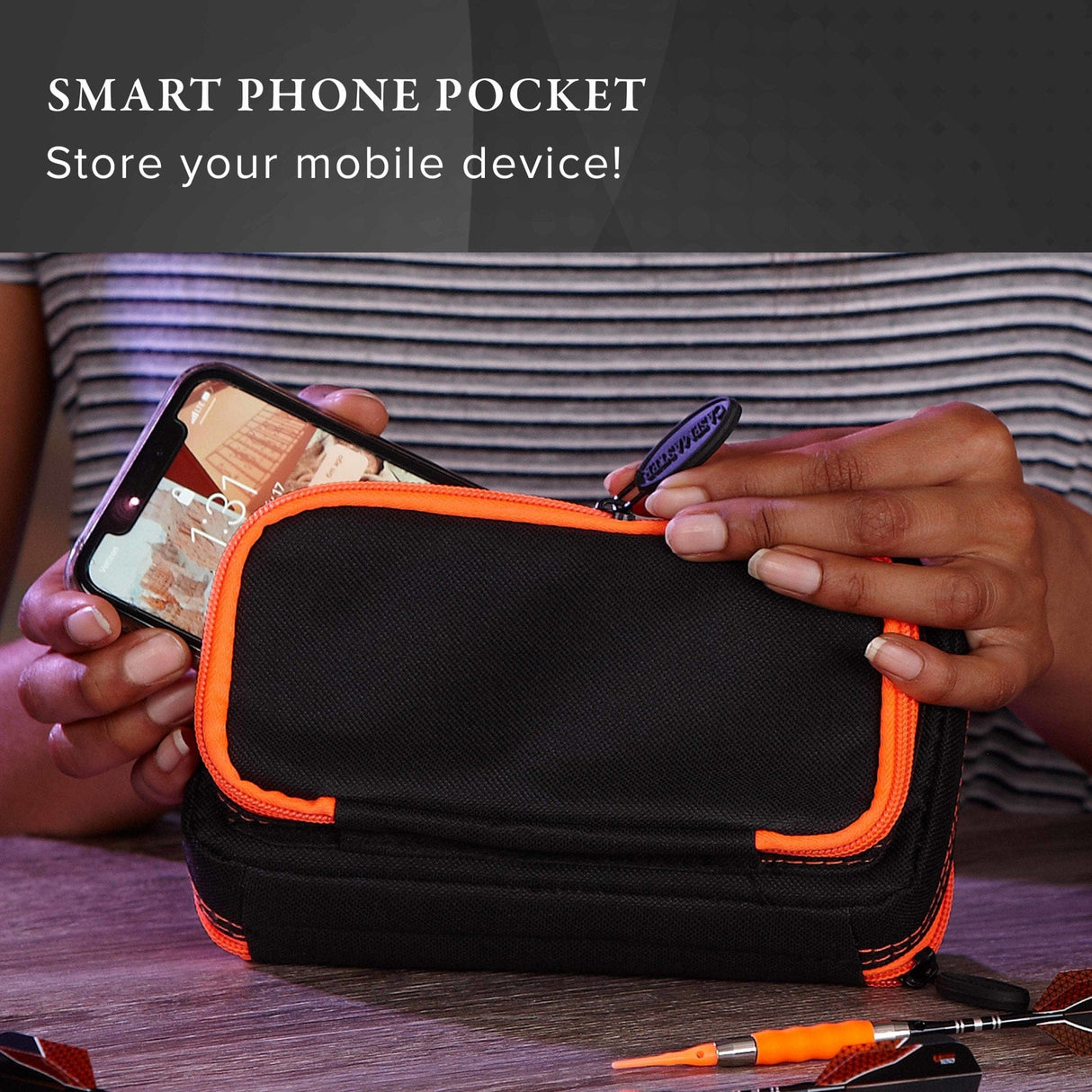 Casemaster Plazma Plus Dart Case - with phone pocket - Nylon