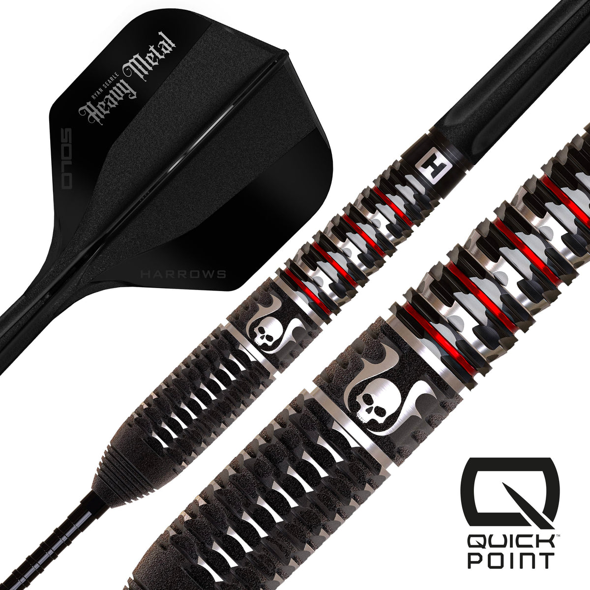 Harrows Ryan Searle Darts - Steel Tip - 90% Tungsten - Geo