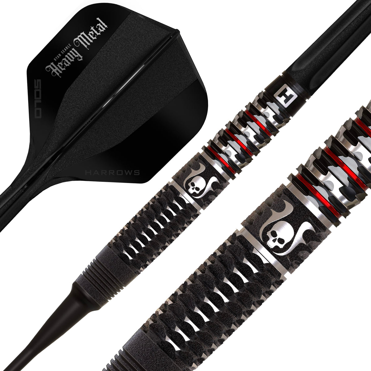 Harrows Ryan Searle Darts - Soft Tip - 90% Tungsten - Geo 20g