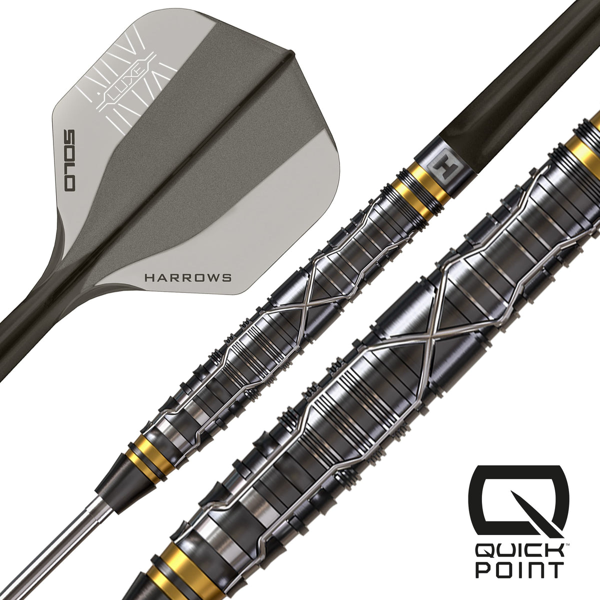 Harrows NX Luxe Darts - Steel Tip - 90% Tungsten - Tapered