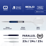 Harrows Geo Darts - Steel Tip - 90% Tungsten - Geo 01