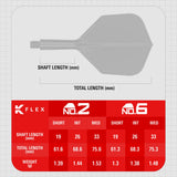 Target K-Flex Dart Flights - Bolide