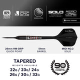 Harrows Ryan Searle Darts - Steel Tip - 90% Tungsten - Geo