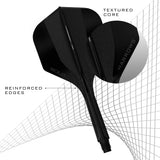 Harrows Solo 2 Dart Flights - Moulded Shaft & Flight