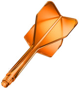 Goat A1R Dart Flights - Moulded Flight & Shaft System - Standard No6 - Orange