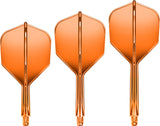 Goat A1R Dart Flights - Moulded Flight & Shaft System - Standard No6 - Orange