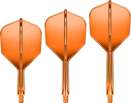 Goat A1R Dart Flights - Moulded Flight & Shaft System - Standard No6 - Orange
