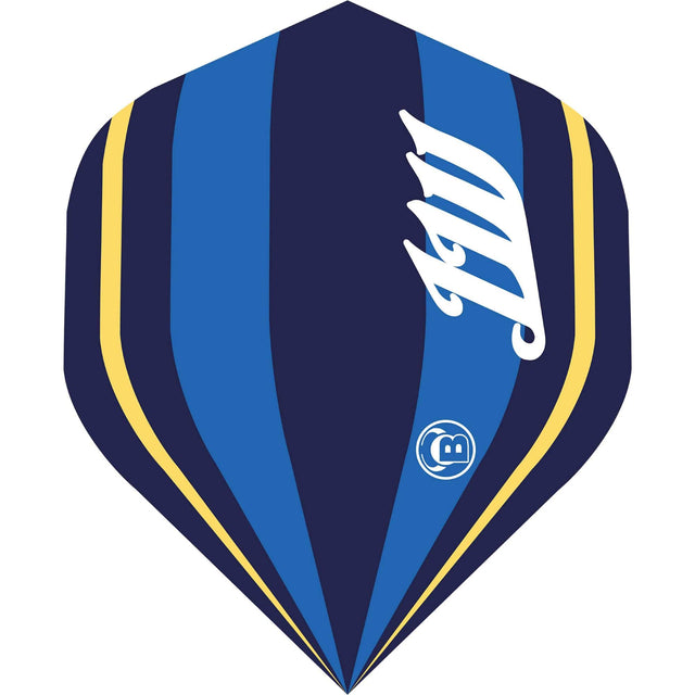 BULL'S Metrixx Dart Flights - 150 Micron - Standard No2 - Leon Weber