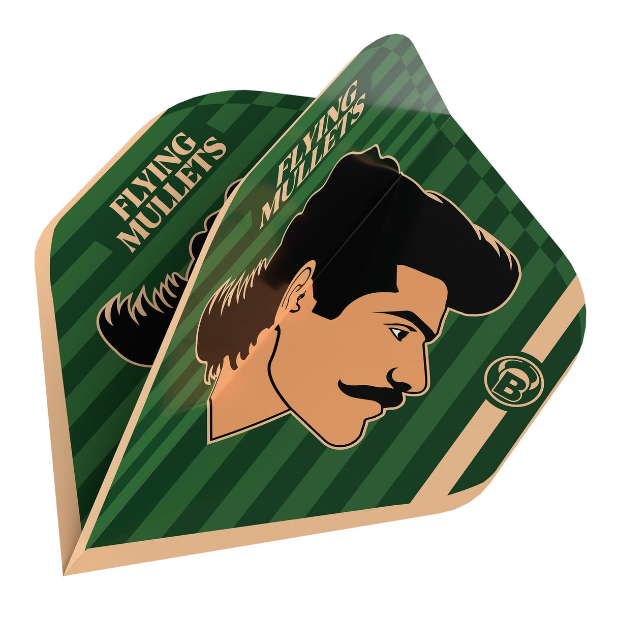 BULL'S Powerflite Dart Flights - 100 Micron - Standard No2 - Flying Mullet
