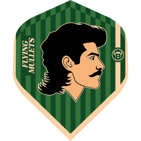 BULL'S Powerflite Dart Flights - 100 Micron - Standard No2 - Flying Mullet